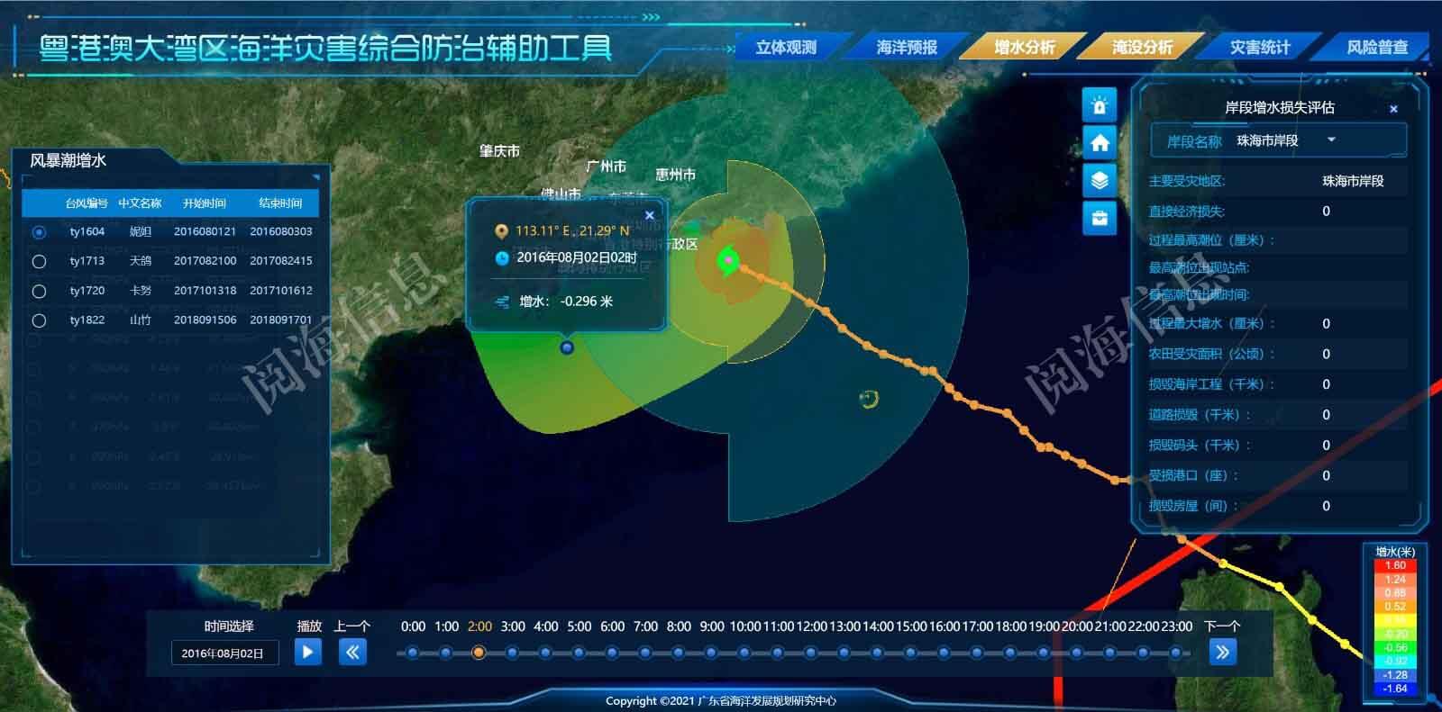 粤港澳大湾区海洋灾害综合防治辅助工具